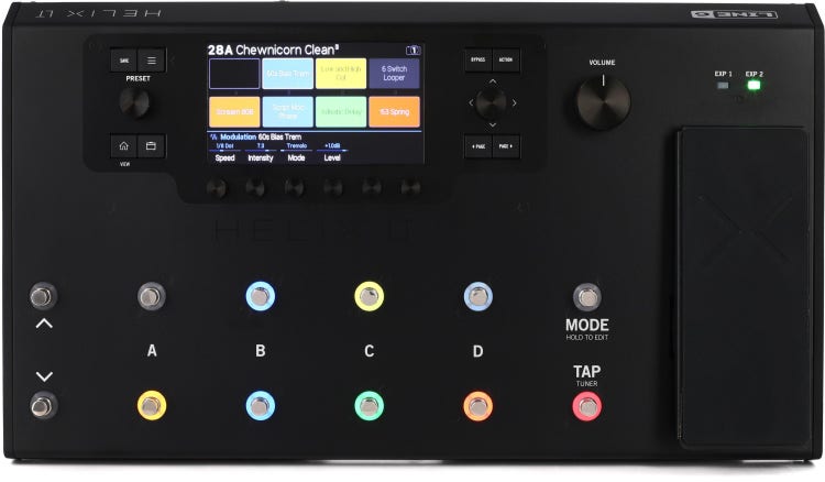 Line 6 Helix-LT Streamlined HX Guitar Effects Processor – Billy