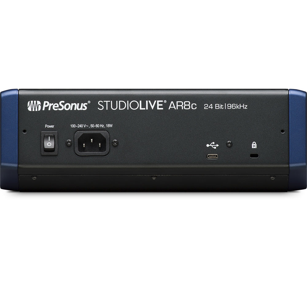 PreSonus StudioLive AR8c 8 channel USB C Compatible Audio Interface / Mixer / Recorder