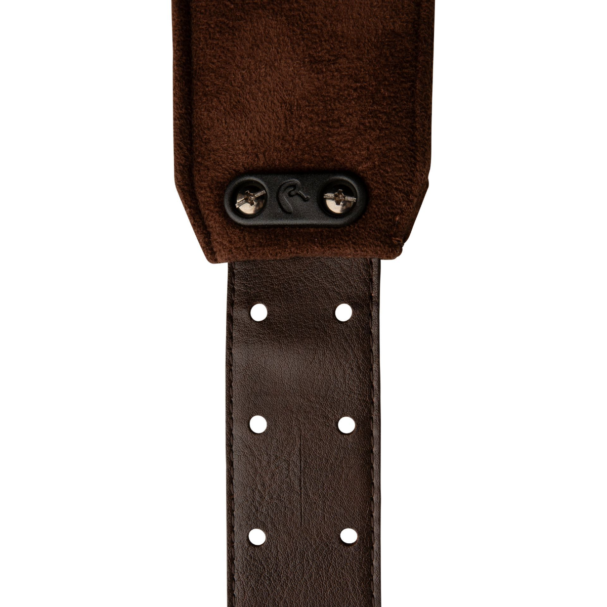 PRS 2.4" Padded Guitar Strap with RAS Custom Leather Faux Birds in Brown