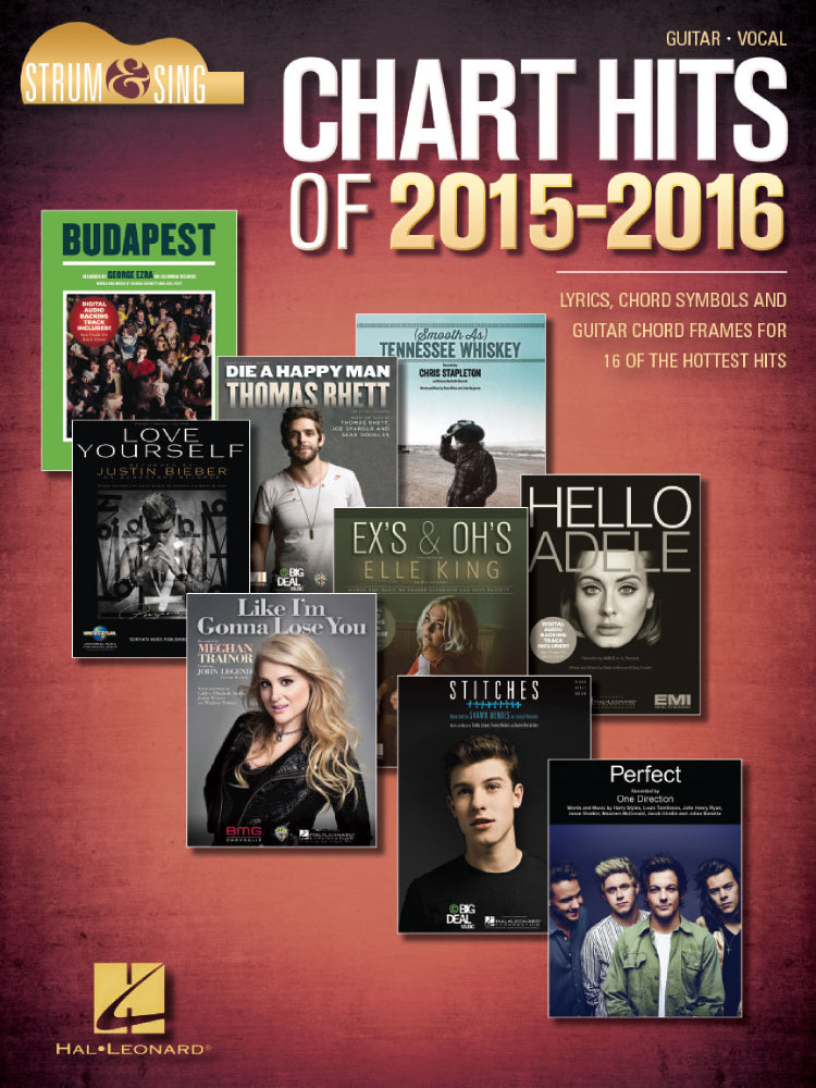 Chart Hits of 2015-2016 Strum & Sing Guitar