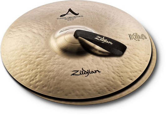 Zildjian 16" A Classic Orchestral Selection Medium Light Cymbals Pair