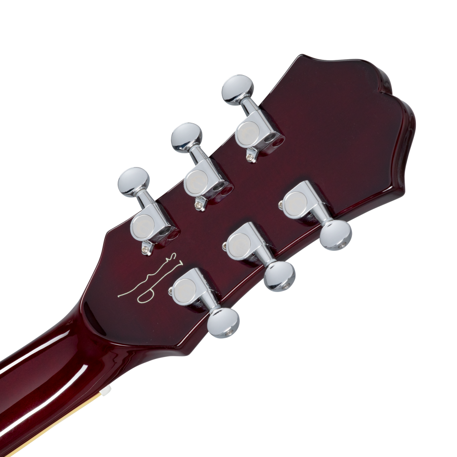 Epiphone Noel Gallager Riviera in Dark Wine Red