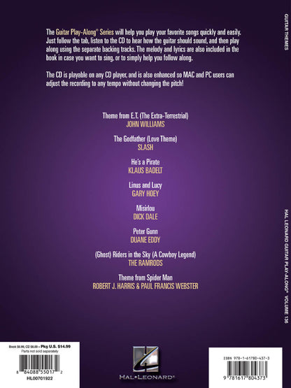 Guitar Themes Guitar Play Along Volume 136 Guitar Tab BK/CD