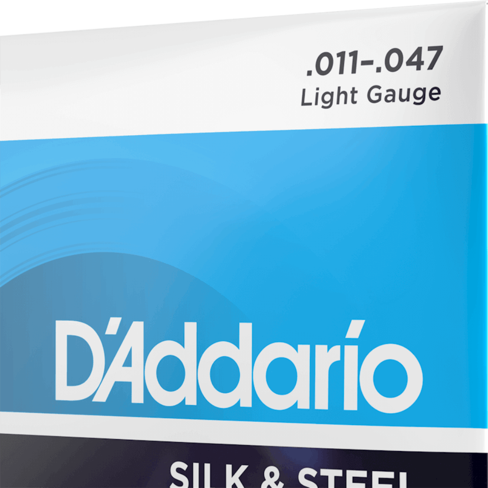D'Addario EJ40 Silk & Steel Folk Classical Guitar Strings 11-47 Gauge