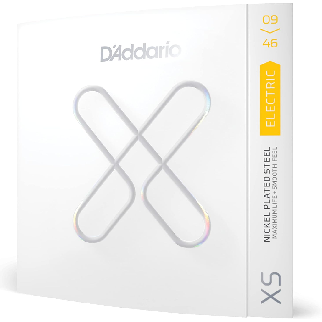 D'Addario XS Super Light Top Regular Bottom Coated Electric Guitar Strings 09-46 Gauge