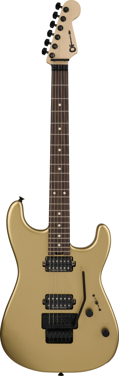 Charvel Pro-Mod San Dimas Style 1 HH FR RW, Rosewood Fingerboard in Pharaohs Gold