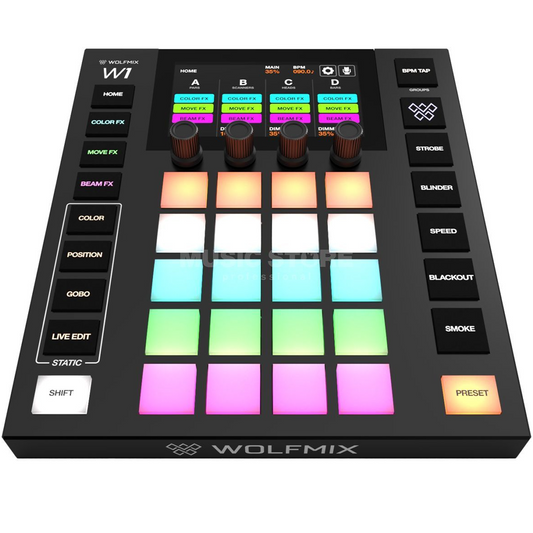 Nicolaudie WOLFMIXW1MK2 - Wolfmix W1 MK2 standalone performance DMX lighting controller