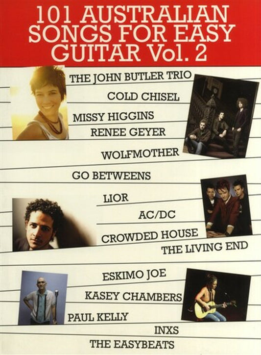 101 Australian Songs For Easy Guitar Vol 2