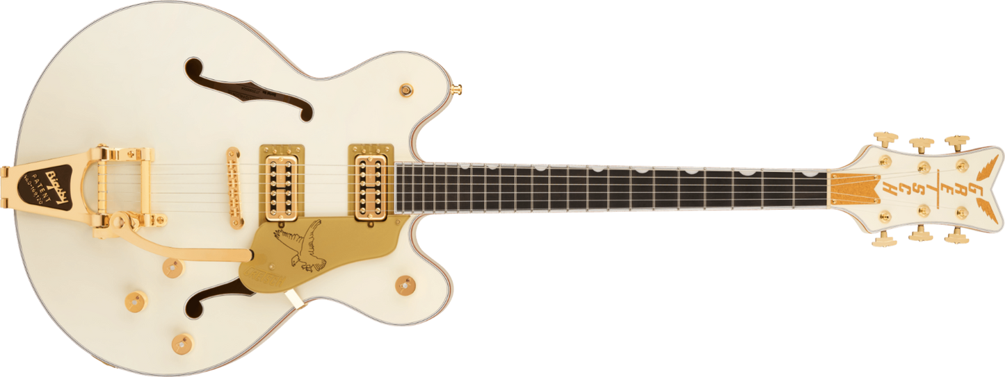 Gretsch Falcon Center Block LTD with String-Thru Bigsby in Vintage White