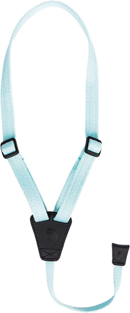 D'Addario Planet Waves 19mm Eco Ukulele Strap in Seafoam