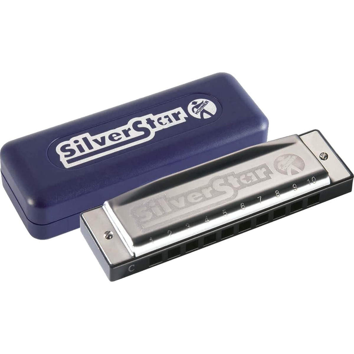 Hohner Silver Star 10 Hole Harmonica F