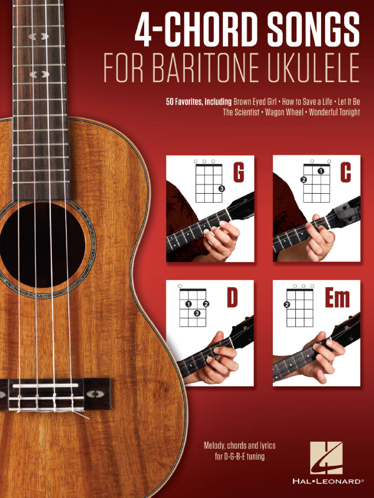 4 Chord Songs For Baritone Ukulele G-C-D-Em