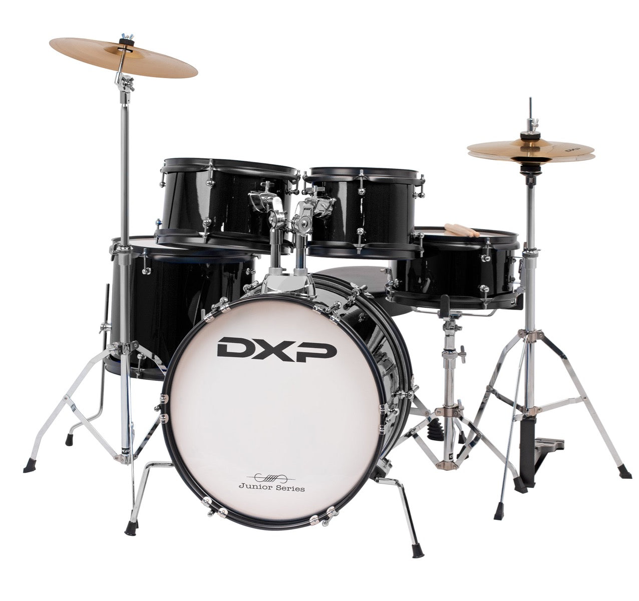 DXP Junior 5 Piece Drum Kit in Black