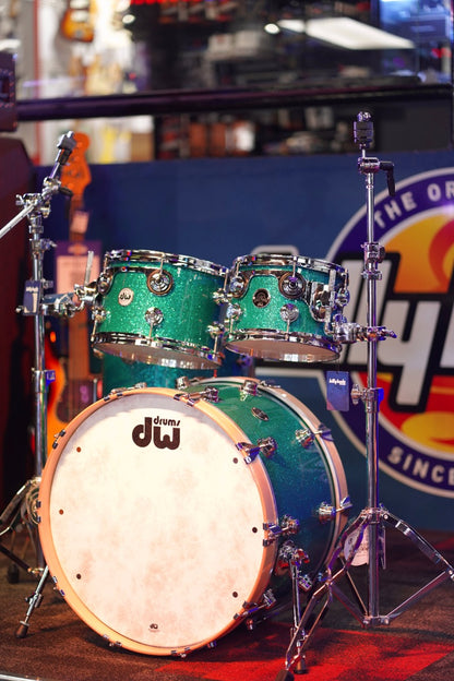 DW Collectors Series Santa Monica 4-Piece Shell Pack in Teal Glass