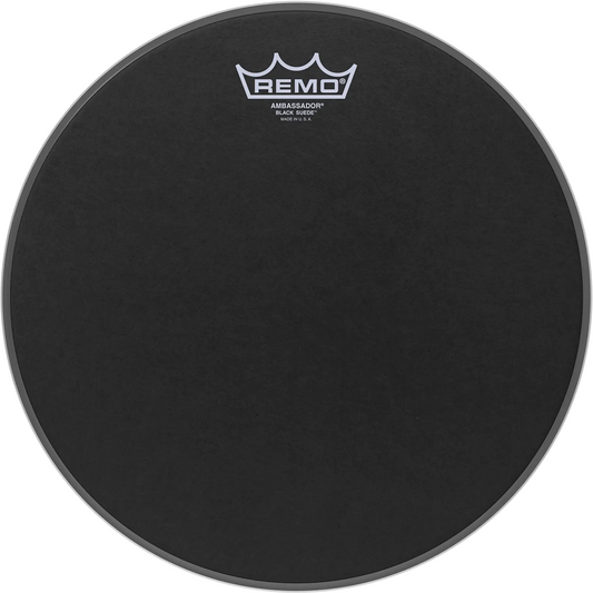 Remo Ambassador Black Suede 12" Drum Head