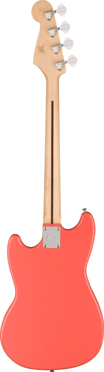 Squier Sonic Bronco Bass, Maple Fingerboard in Tahitian Coral