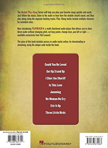 Bob Marley Ukulele Play Along Volume 26 BK/OLA