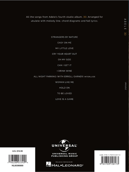 Adele 30 Ukulele