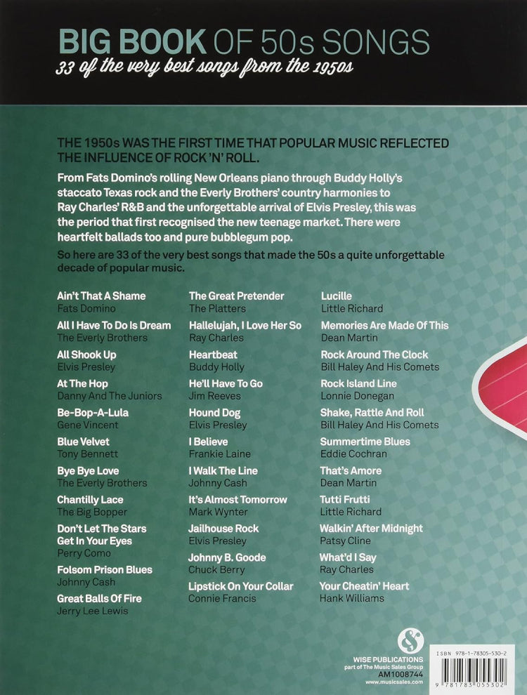 Big Book Of 50s Songs PVG