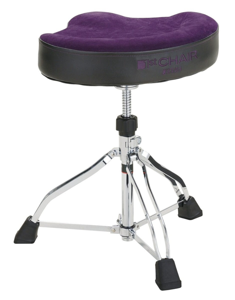 Tama HT530PUCN 1st Chair Glide Rider Cloth Top Seat in Purple