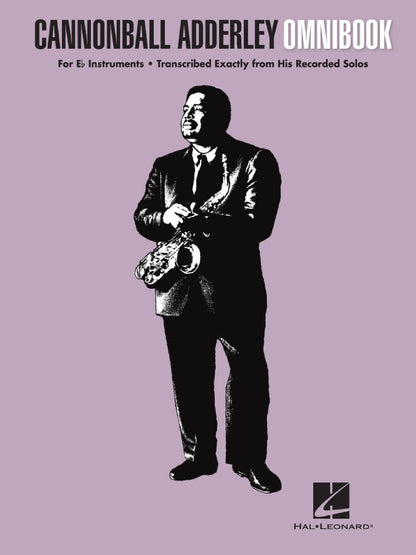 Cannonball Adderley Omnibook E Flat Edition