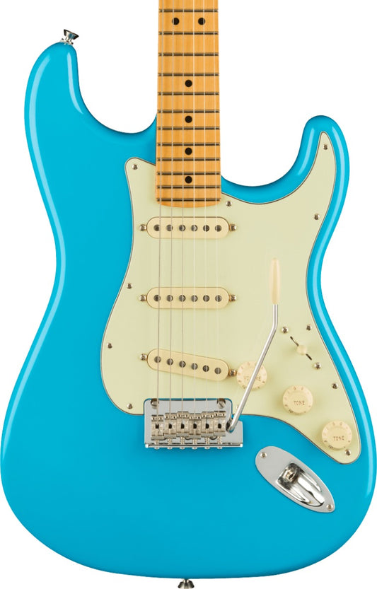Fender American Professional II Stratocaster, Maple Fingerboard in Miami Blue