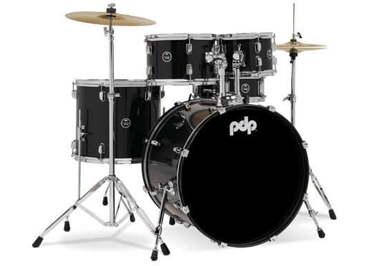 PDP Center Stage 22" 5 Piece Drum Kit in Black Onyx