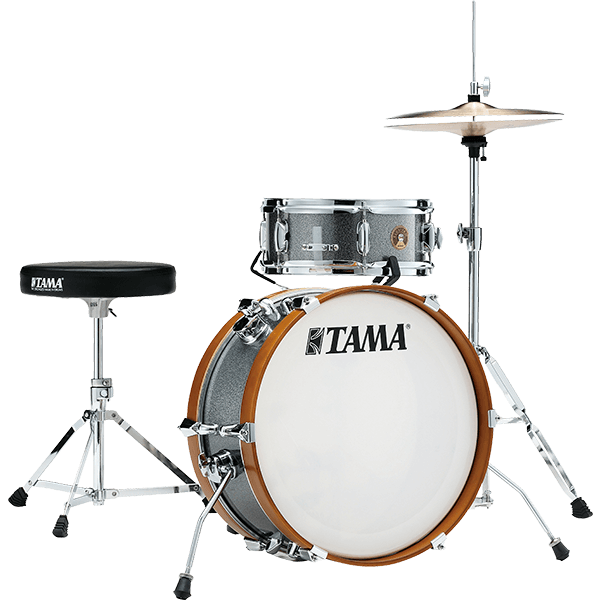Tama Club Jam Mini Kit 2 Piece Drums Kit in Galaxy Silver