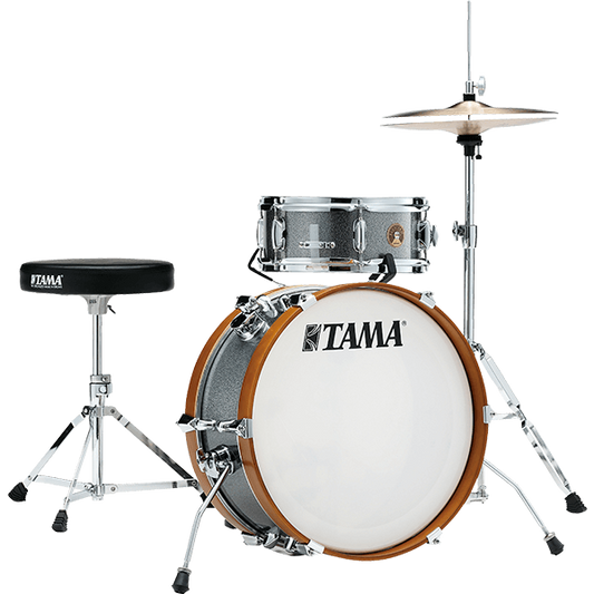 Tama Club Jam Mini Kit 2 Piece Drums Kit in Galaxy Silver