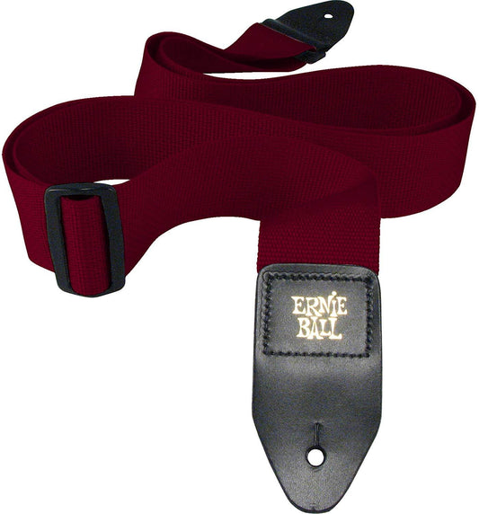 Ernie Ball Polypro Guitar Strap Or Bass Strap in Burgundy