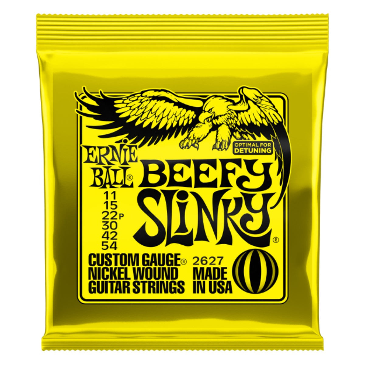 Ernie Ball Beefy Slinky Nickel Wound Electric Guitar Strings 11-54 Gauge