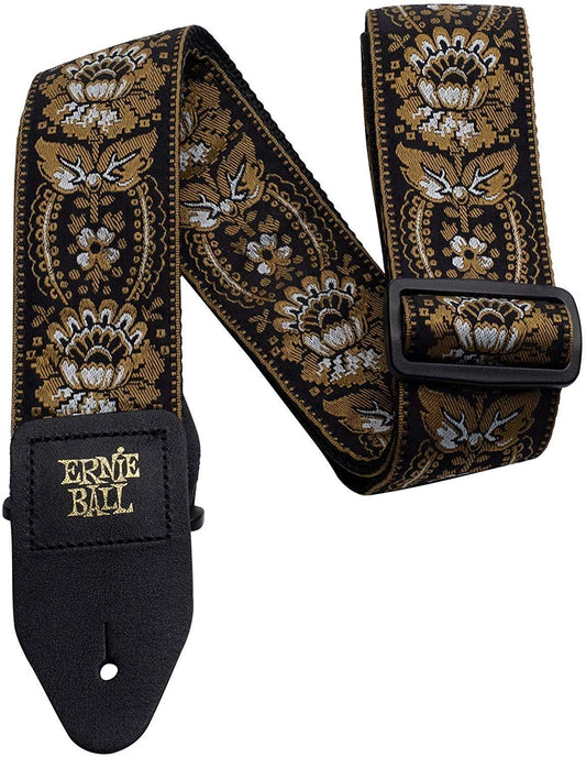 Ernie Ball Classis Jacquard Guitar Or Bass Strap in Royal Orleans