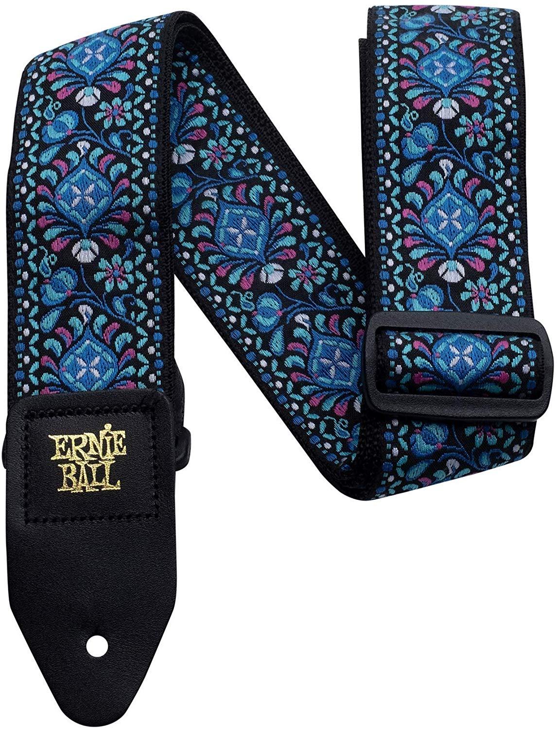 Ernie Ball Jacquard Guitar Strap Or Bass Strap in Indigo Orchid