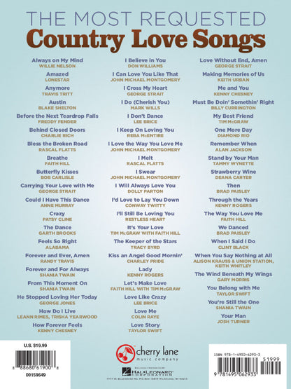 The Most Requested Country Love Songs PVG