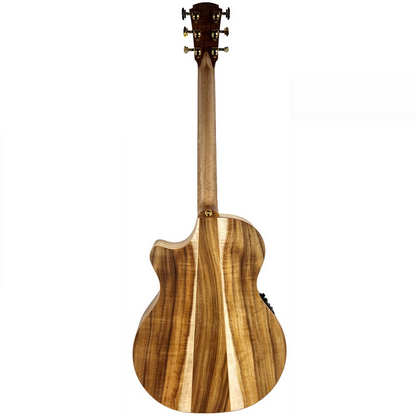 Cole Clark CTL3EC-BLBL-HUM True Hybrid Thinline in Acoustic Electric Guitar in Natural