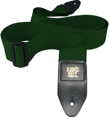 Ernie Ball Polypro Guitar Strap Or Bass Strap in Forest Green