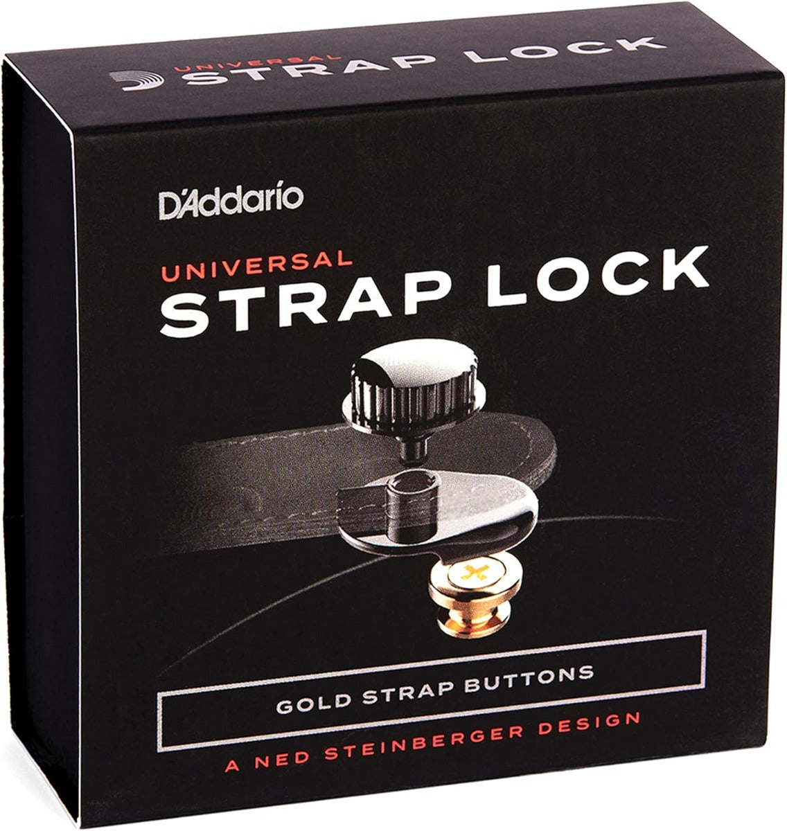 D'Addario Planet Waves Universal Strap Lock System in Gold