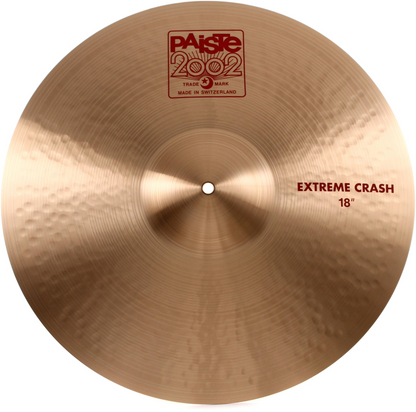 Paiste 18" 2002 Extreme Crash Cymbal
