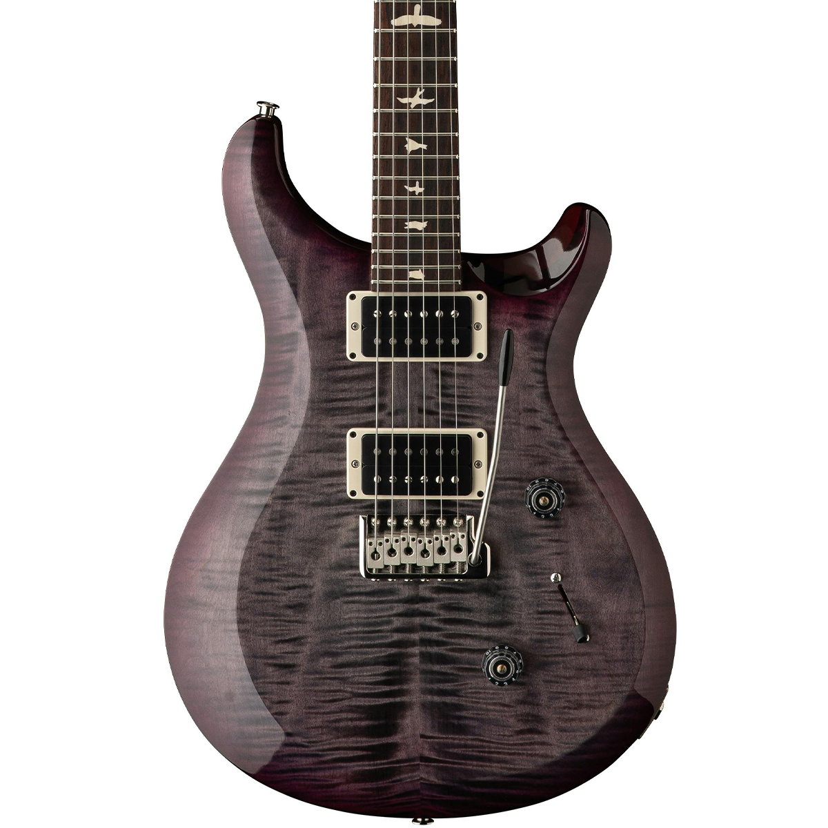 PRS S2 Custom 24 Electric Guitar in Faded Gray Black Purple Burst