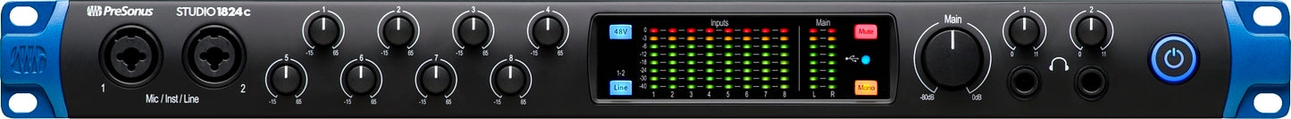 PreSonus Studio 1824c USB C Audio Interface