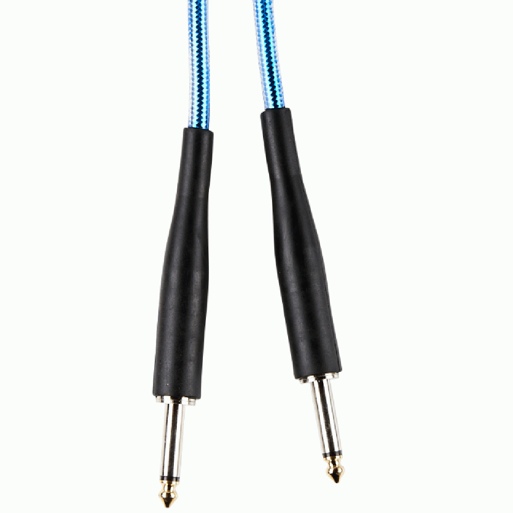 Armour GC20B 20 Foot Guitar Lead in Transparent Blue