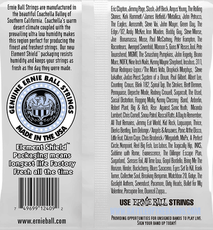 Ernie Ball 2409 Ernesto Palla Nylon Black and Gold Classical Guitar Strings 28-42 Gauge