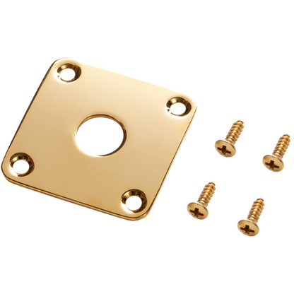 Gibson Metal Jack Plate in Gold