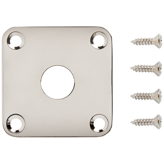 Gibson Metal Jack Plate in Nickel