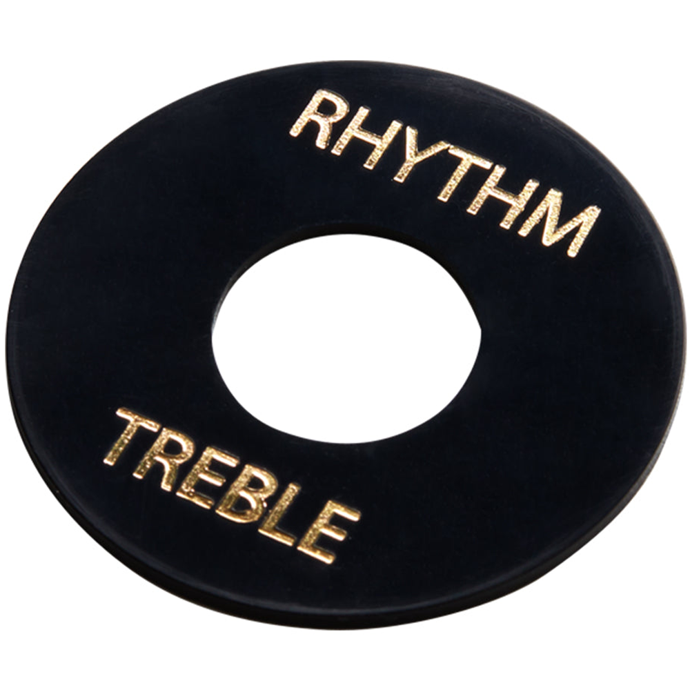 Gibson Toggle Switch Washer in Black Gold Imprint