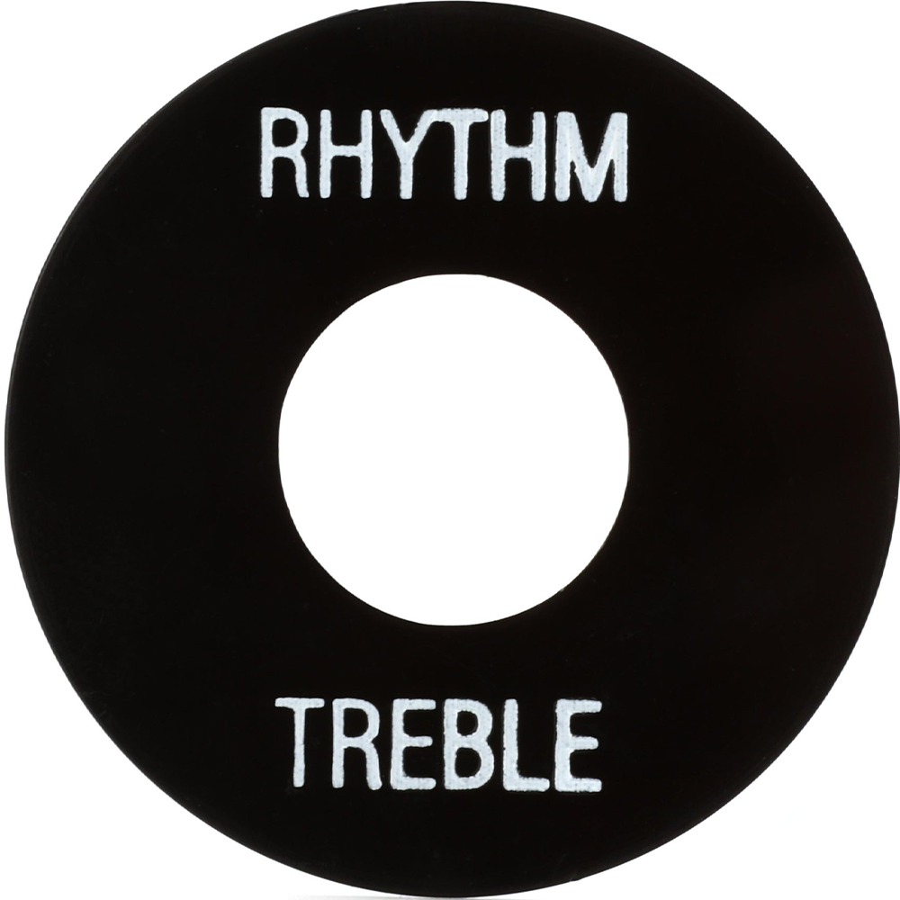 Gibson Toggle Switch Washer in Black White Imprint