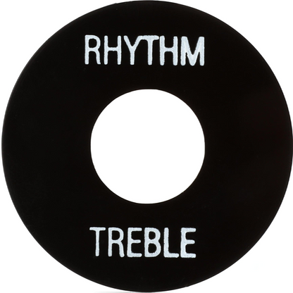 Gibson Toggle Switch Washer in Black White Imprint