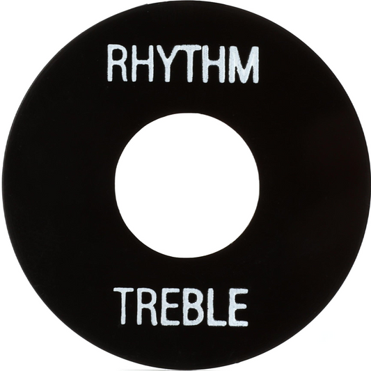 Gibson Toggle Switch Washer in Black White Imprint