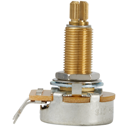Gibson 500K Audio Taper Potentiometer Long Shaft