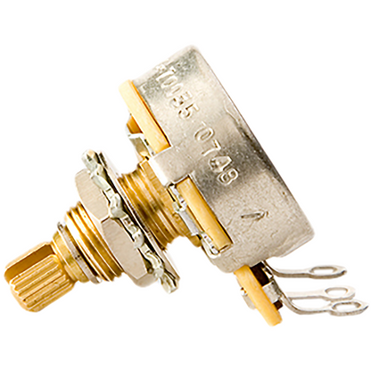 Gibson 500K Audio Taper Potentiometer Short Shaft